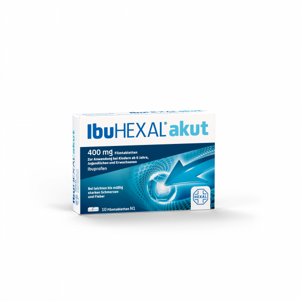 IBUHEXAL akut Ibuprofen 400 mg Filmtabletten