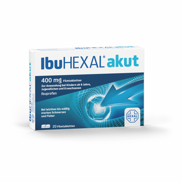 IBUHEXAL akut Ibuprofen 400 mg Filmtabletten