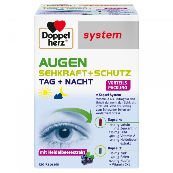 DOPPELHERZ Augen Sehkraft + Schutz Tag und Nacht
