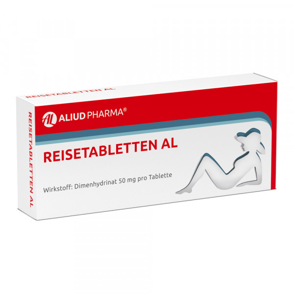 Reisetabletten AL bei Schwindel, Übelkeit und Erbrechen
