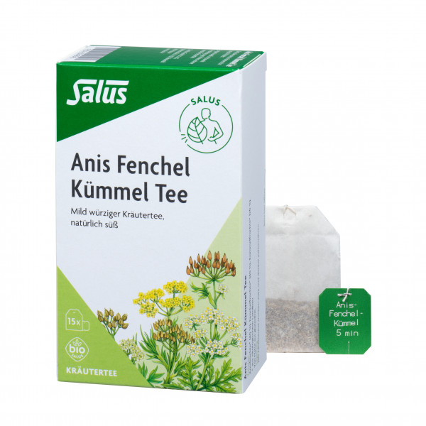 Salus ANIS FENCHEL Kümmel Tee AFeKü Bio Salus Filterbtl.