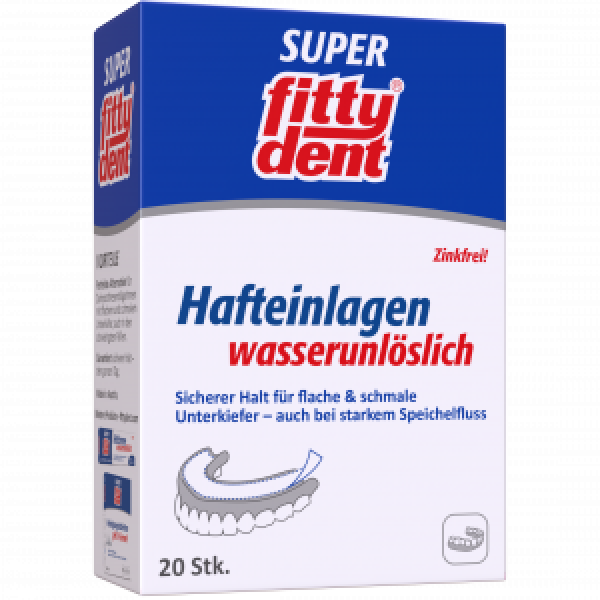 FITTYDENT super Haftkleber Einlagen