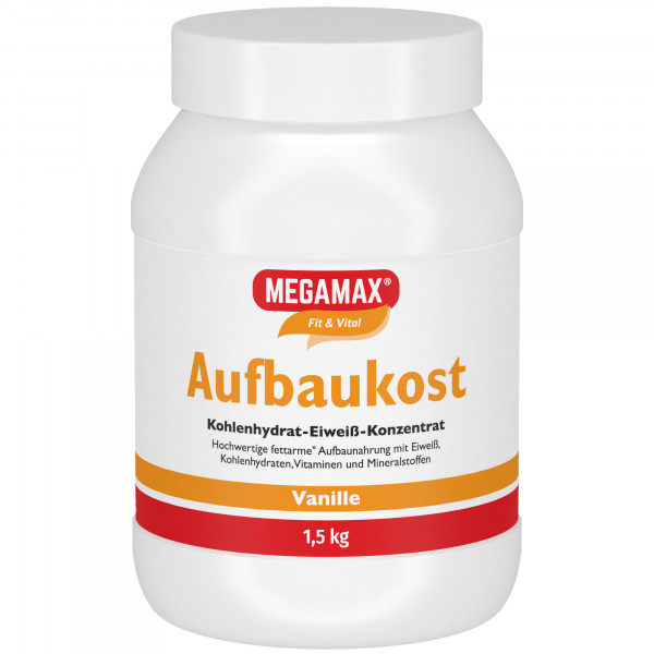 MEGAMAX Aufbaukost Vanille Pulver