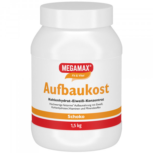 MEGAMAX Aufbaukost Schoko Pulver