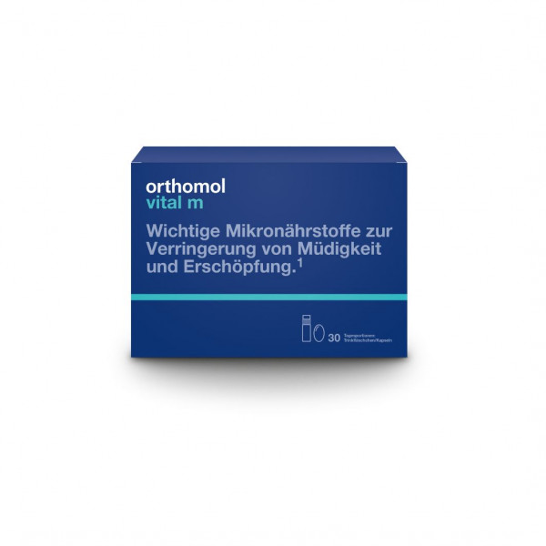 ORTHOMOL Vital M Trinkfläschchen/Kaps.Kombipack.