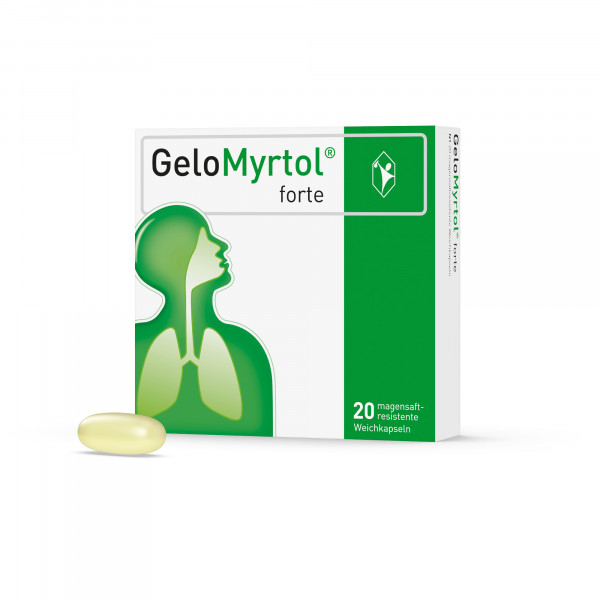 GeloMyrtol forte bei Sinusitis und Bronchitis mit Husten & Schnupfen