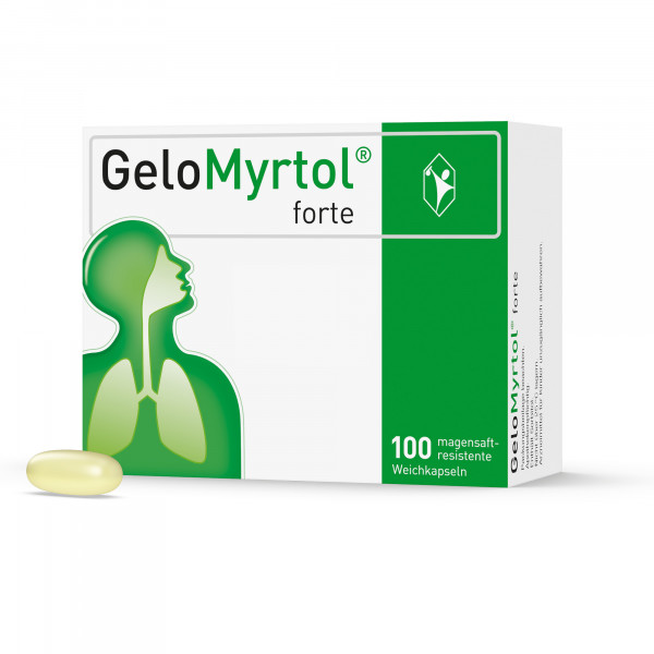 GeloMyrtol forte bei Sinusitis und Bronchitis mit Husten & Schnupfen