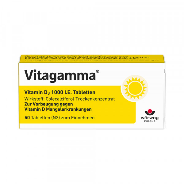VITAGAMMA Vitamin D3 1.000 I.E. Tabletten
