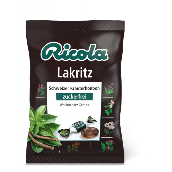 RICOLA o.Z.Beutel Lakritz Bonbons