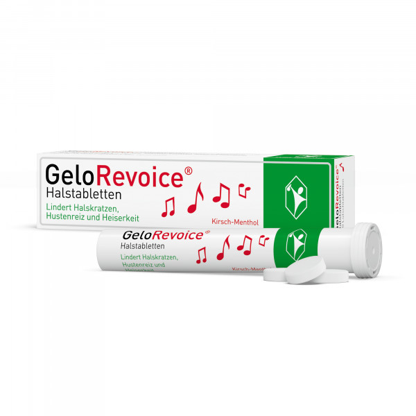 GeloRevoice Halstabletten Kirsch-Menthol bei Heiserkeit & Stimmverlust