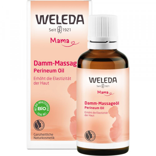 Weleda Damm-Massageöl für geburtsvorbereitende Dammmassagen