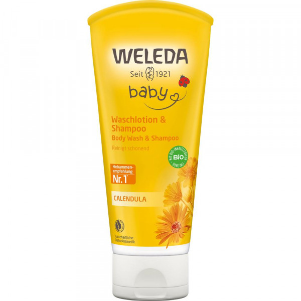 Weleda Baby Waschlotion & Shampoo Calendula - milde Reinigung 