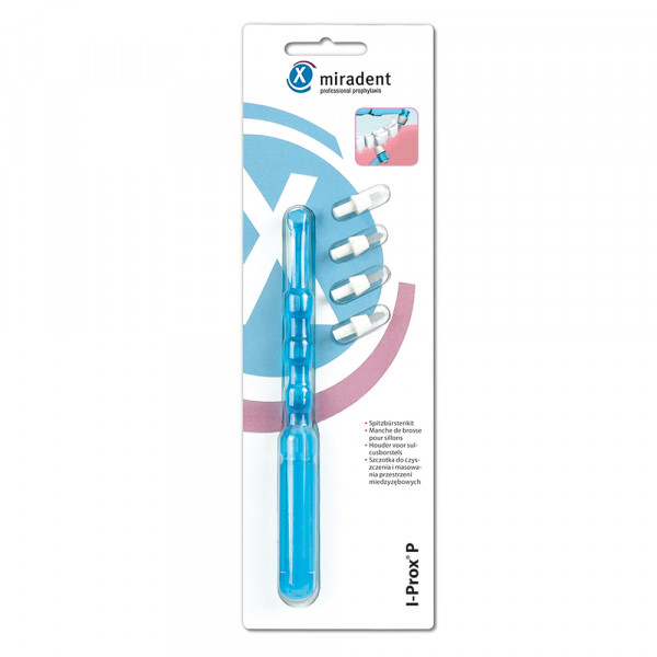 MIRADENT Spitzbürsten-Kit I-Prox P tra.blau 1H.4B.