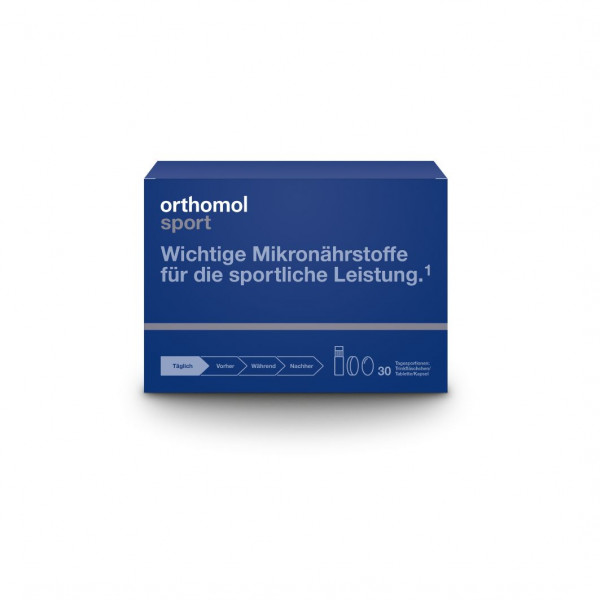 ORTHOMOL Sport Trinkfläschchen/Tabl./Kaps.Kombip.