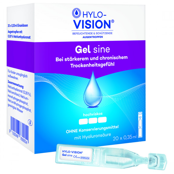 HYLO-VISION Gel sine Einzeldosispipetten