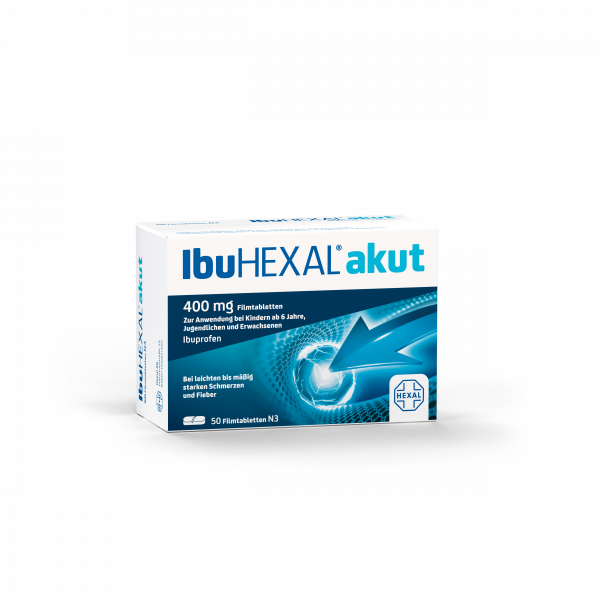 IBUHEXAL akut Ibuprofen 400 mg Filmtabletten