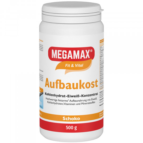 MEGAMAX Aufbaukost Schoko Pulver