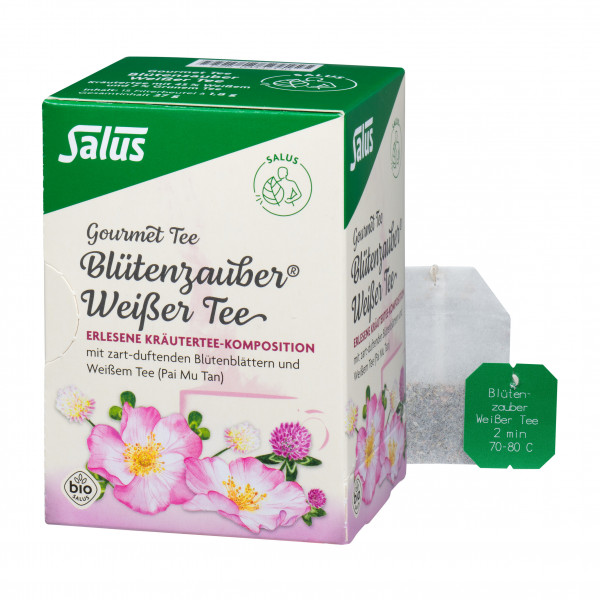 WEISSER TEE Blütenzauber Bio Salus Filterbeutel