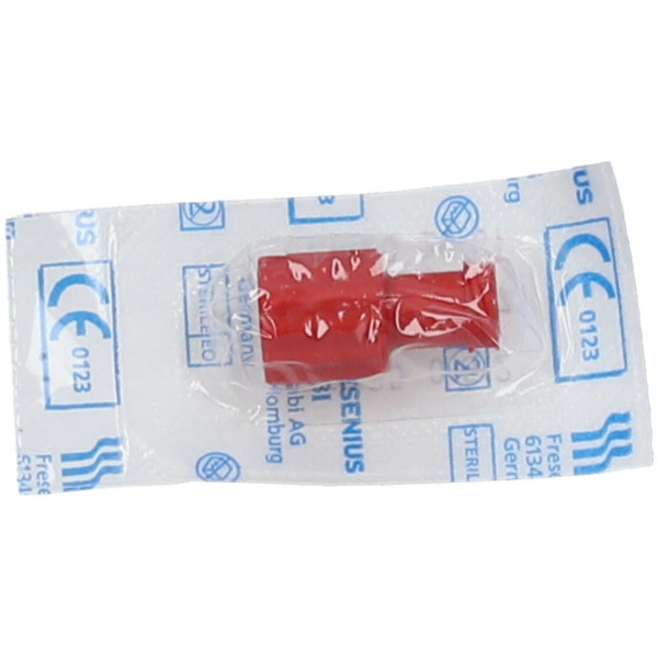 KOMBISTOPFEN rot Luer-Lock