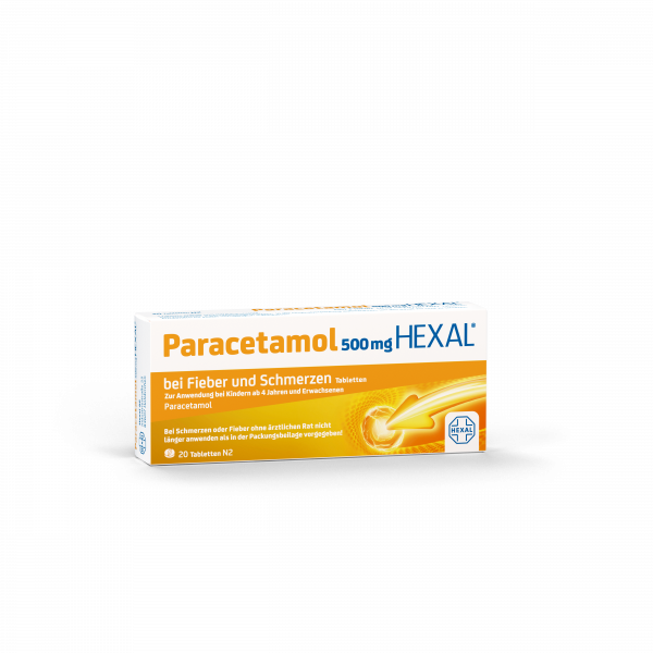PARACETAMOL 500 mg HEXAL bei Fieber und Schmerzen Tabletten
