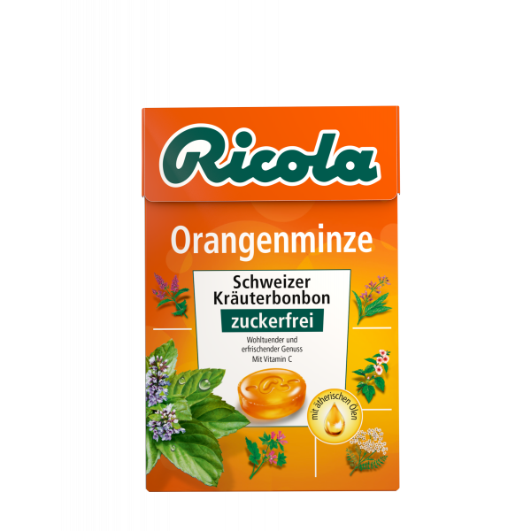 RICOLA o.Z.Box Orangenminze Bonbons