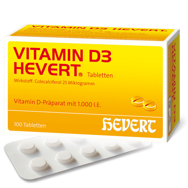 VITAMIN D3 HEVERT Tabletten