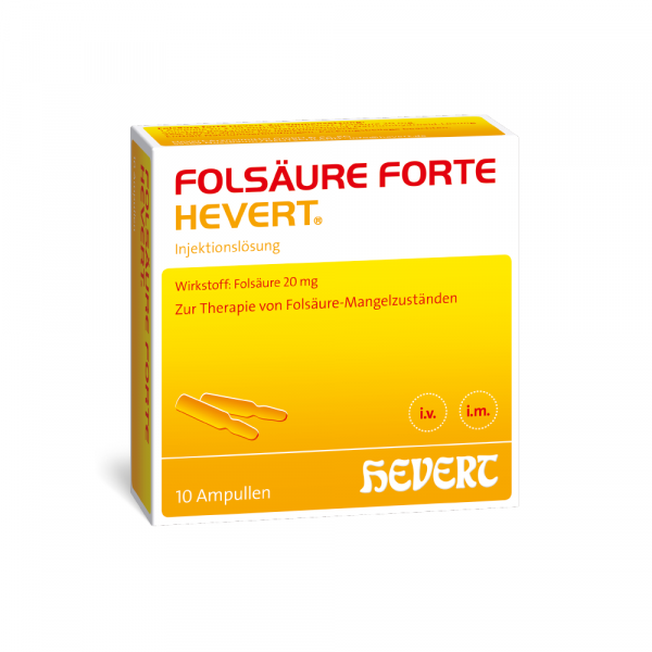FOLSÄURE HEVERT forte Ampullen