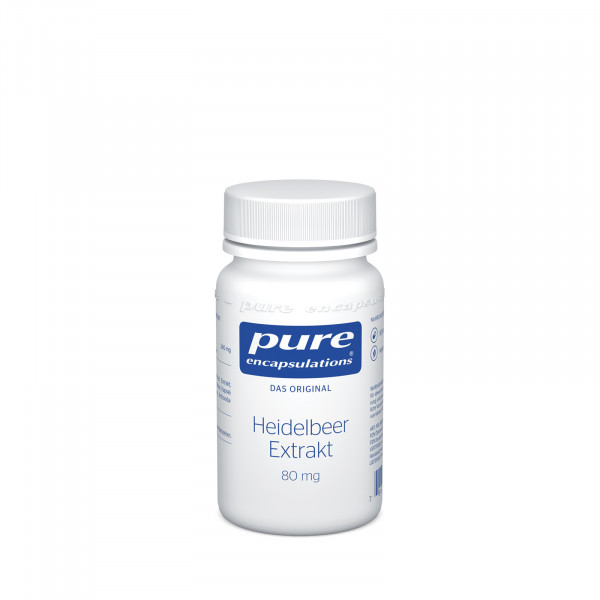 PURE ENCAPSULATIONS Heidelbeer Extrakt 80 mg Kaps.