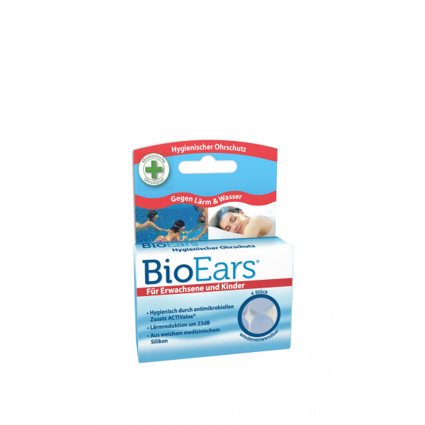 BIOEARS Silikon Ohrstöpsel antimikrobielle