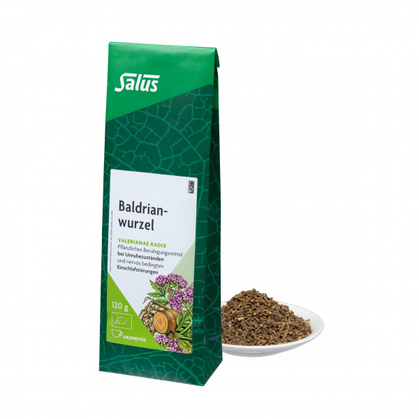 BALDRIANWURZEL Tee Bio Valerianae radix Salus