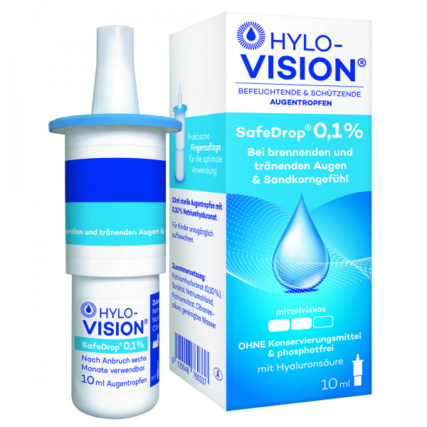 HYLO-VISION SafeDrop 0,1% Augentropfen