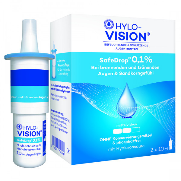 HYLO-VISION SafeDrop 0,1% Augentropfen