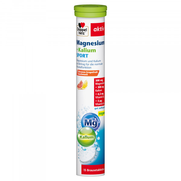 DOPPELHERZ Magnesium+Kalium Sport Brausetabletten