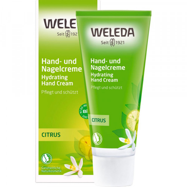 Weleda Hand- und Nagelcreme Citrus - schützt brüchige Nägel