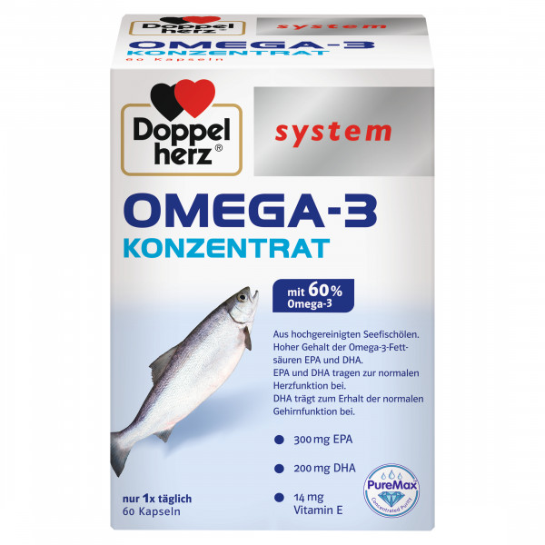 DOPPELHERZ Omega-3 Konzentrat system Kapseln