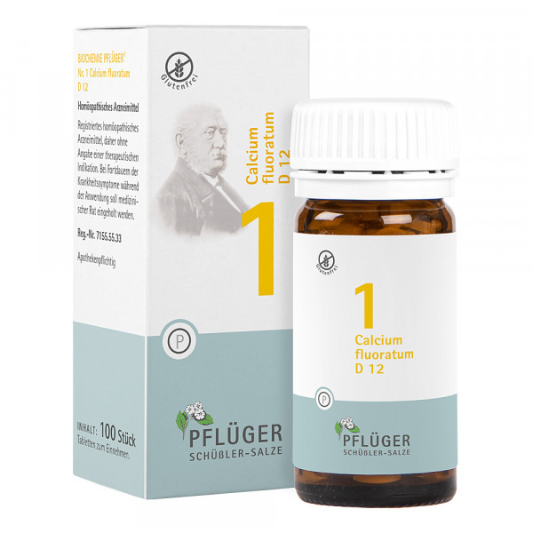 BIOCHEMIE Pflüger 1 Calcium fluoratum D 12 Tabl.