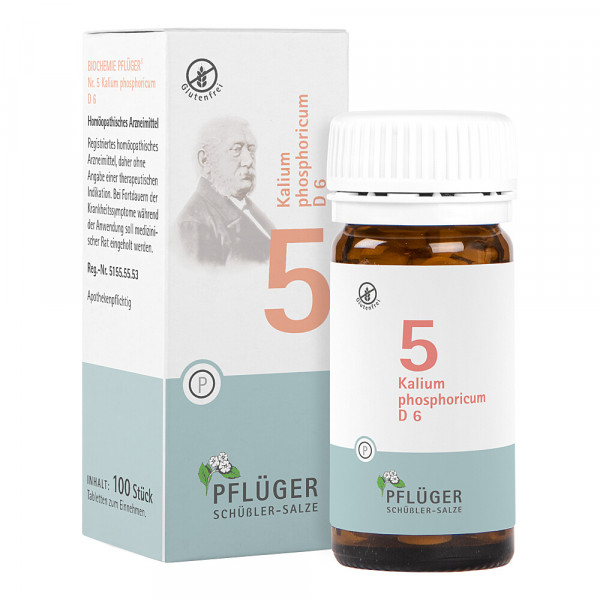 BIOCHEMIE Pflüger 5 Kalium phosphoricum D 6 Tabl.