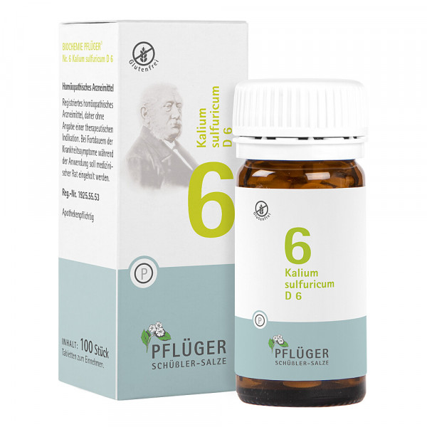 BIOCHEMIE Pflüger 6 Kalium sulfuricum D 6 Tabl.