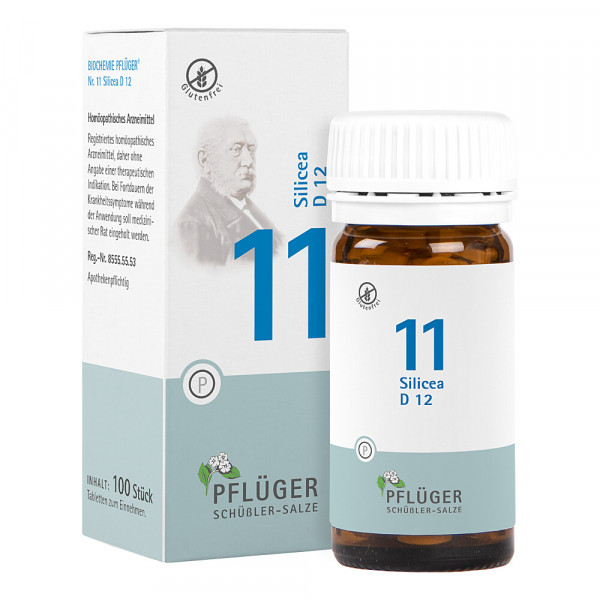 BIOCHEMIE Pflüger 11 Silicea D 12 Tabletten