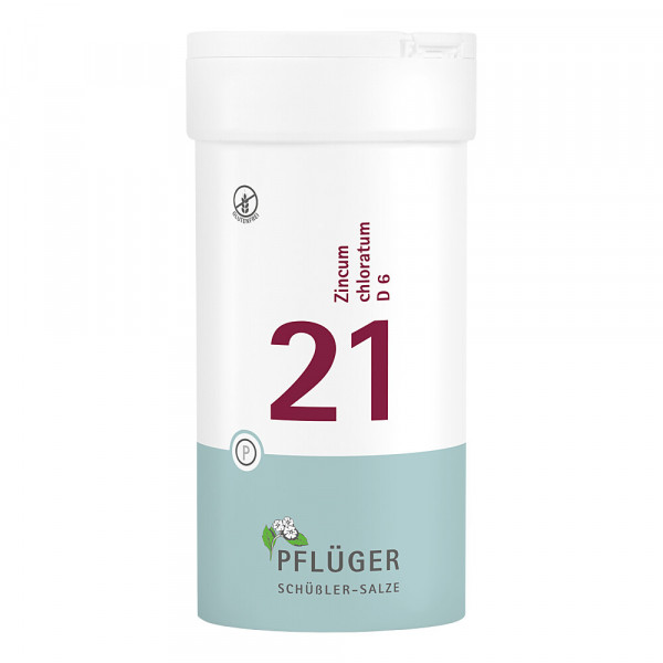 BIOCHEMIE Pflüger 21 Zincum chloratum D 6 Tabl.