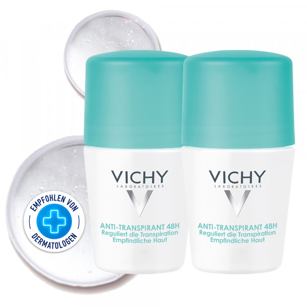 VICHY DEO Roll-on Antitranspirant 48h Doppelpack