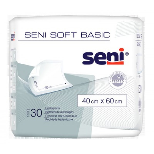 SENI Soft Basic Bettschutzunterlage 40x60 cm