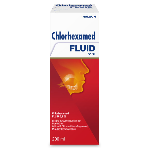 Chlorhexamed Fluid 0,1 %, mit Chlorhexidin