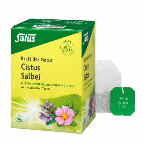 CISTUS SALBEI Kräutertee Kraft d.Natur Salus Fbtl. BIO