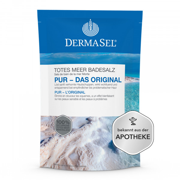 DERMASEL Totes Meer Badesalz Pur