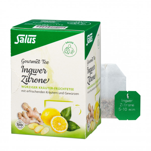 INGWER ZITRONE Tee Salus Filterbeutel BIO