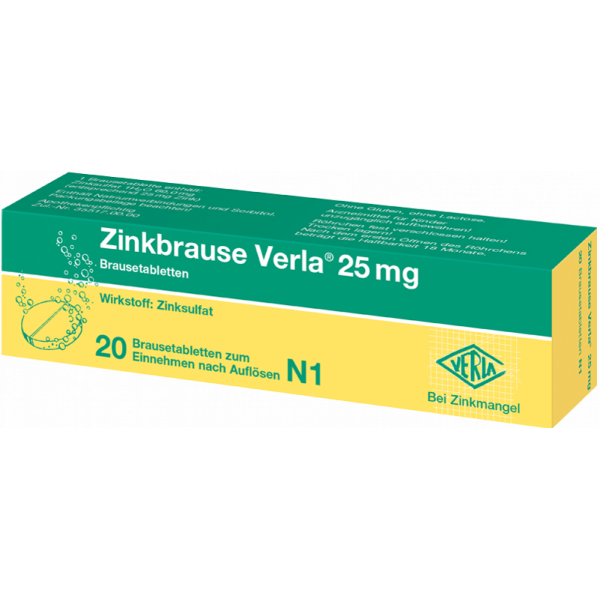 Zinkbrause Verla® 25 mg