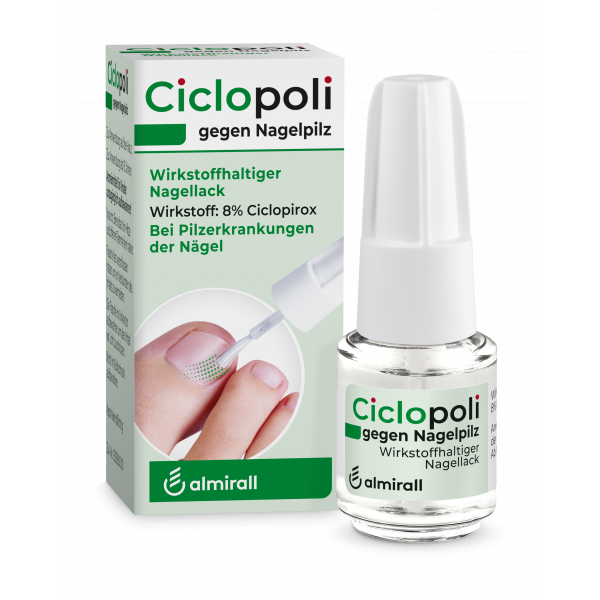 CICLOPOLI gegen Nagelpilz wirkstoffhalt.Nagellack