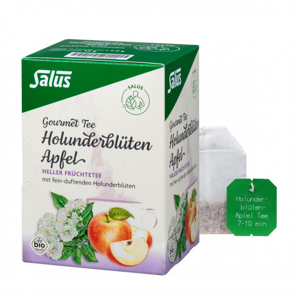 HOLUNDERBLÜTEN Apfel Tee Salus Filterbeutel BIO