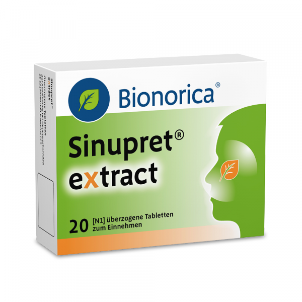 SINUPRET extract überzogene Tabletten bei akuten, unkomplizierten Entzündungen der Nasennebenhöhlen